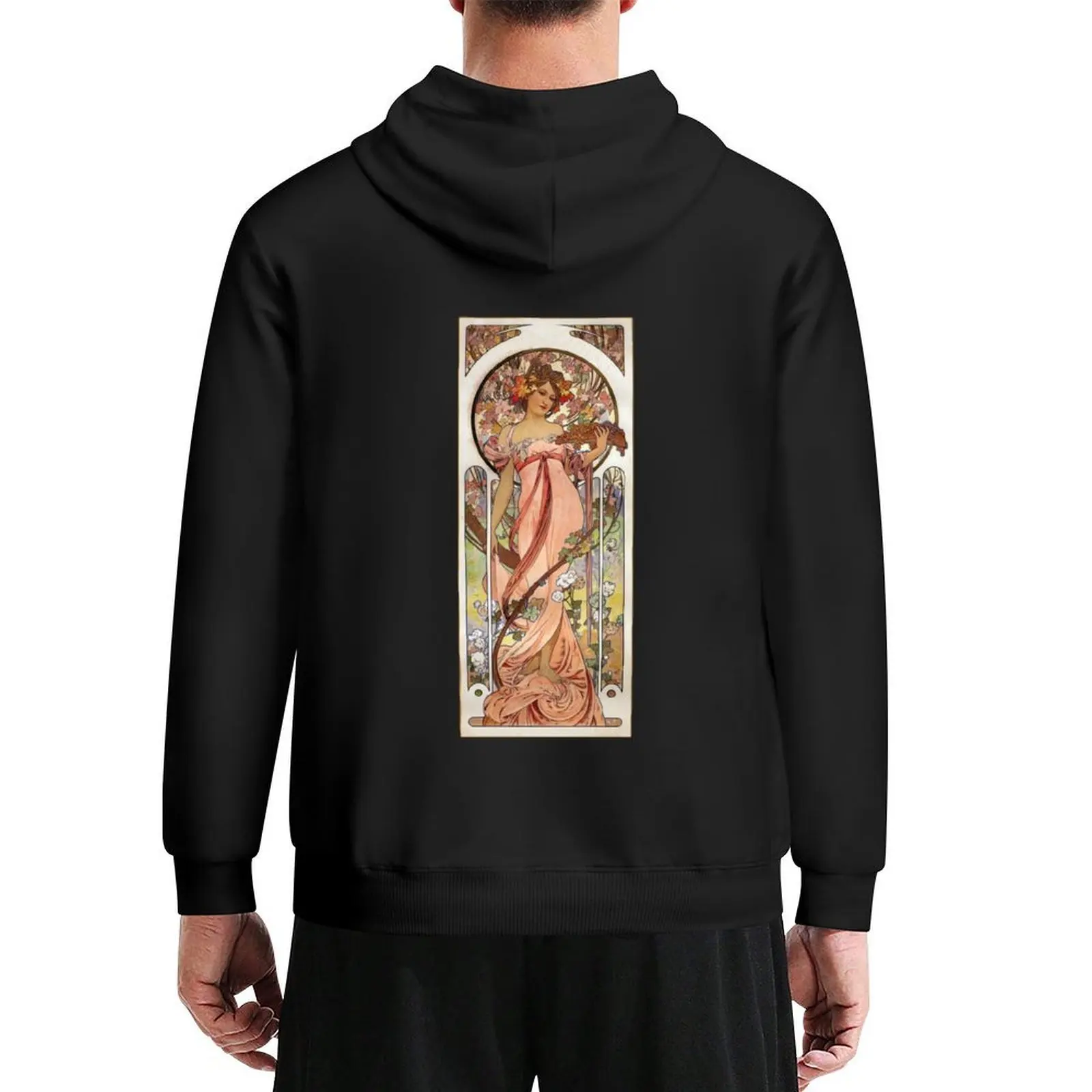 

Alphonse Mucha - Woman in Vineyard with Flowers Hoodie aesthetic clothing blouse hoodie man
