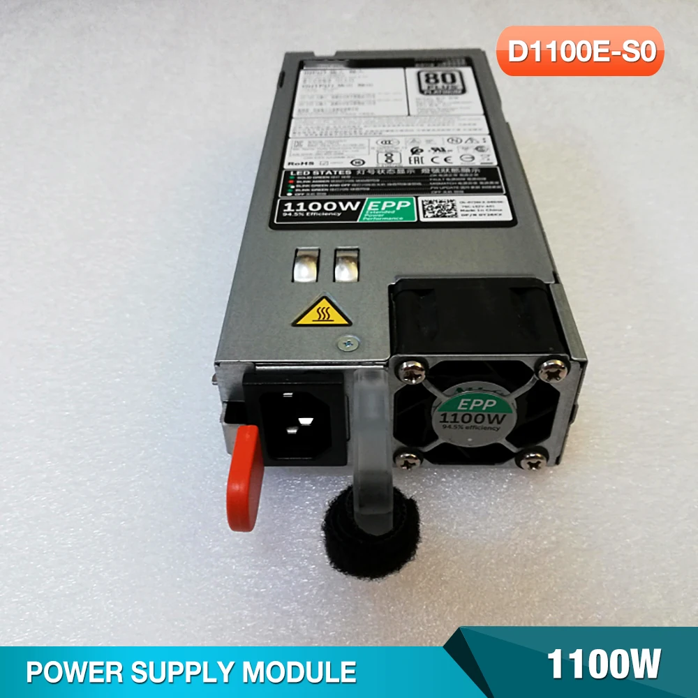 D1100E-S0 For Dell R530 R630 R730 1100W Server Power Supply 0Y26KX Y26KX