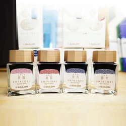 Japan SAILOR Shikiori Four Seasons Color Ink Izayoi's Dream Moonlight Night's Water Color Ink 20ml 24 Colors Pen Stationery