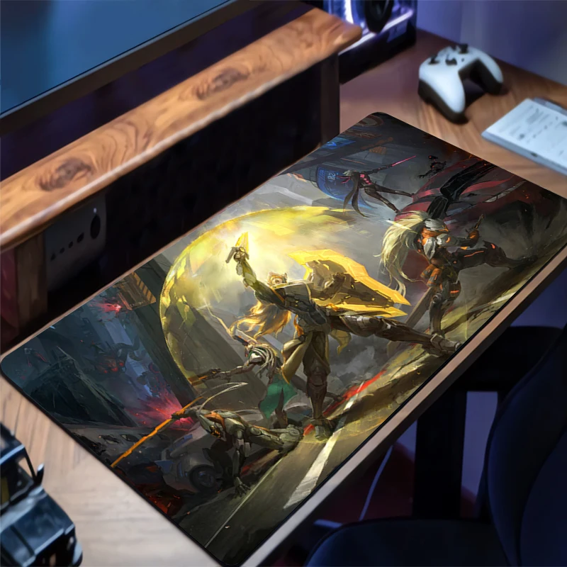 Коврик для мыши New League of Legends Leona, большой коврик для мыши, коврики для мыши, игровой офисный ковер для ноутбука, мягкий нескользящий коврик для мыши для настольного ПК, игр