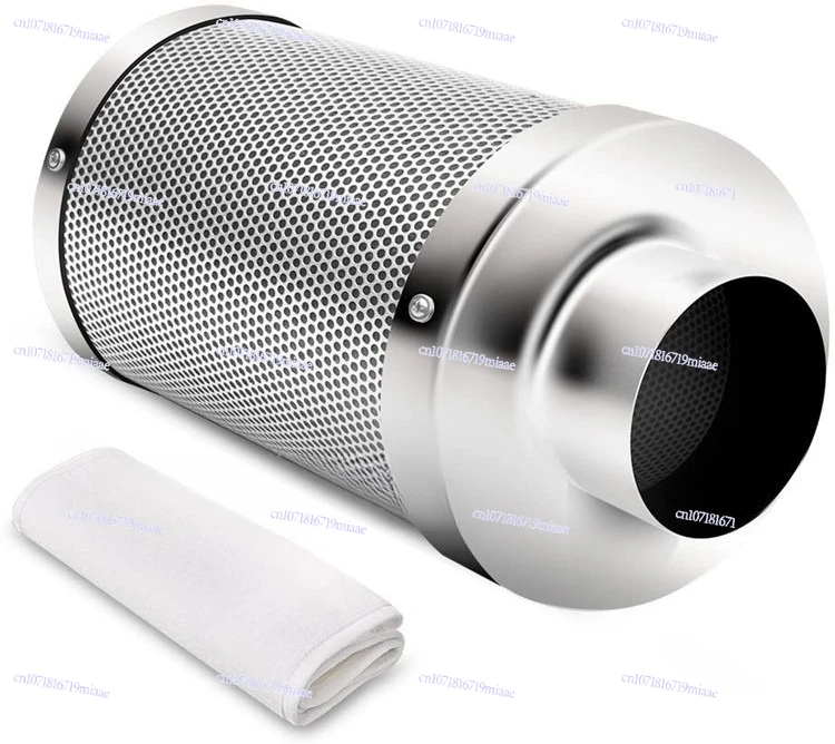 

Greenhouse Plant Tent Pipeline Cylindrical Activated Carbon Air Filter Purifier 4-inch, 6-inch, 8-inch