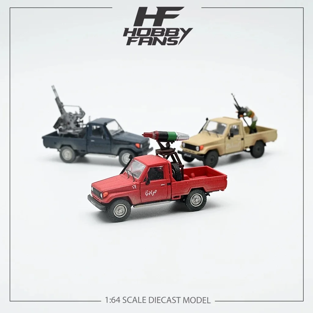 

HF 1:64 LC79 J70 WAR Armed Pickup Truck Toys Collection Miniature Toy HobbyFans Diecast Diorama Car Model Collection
