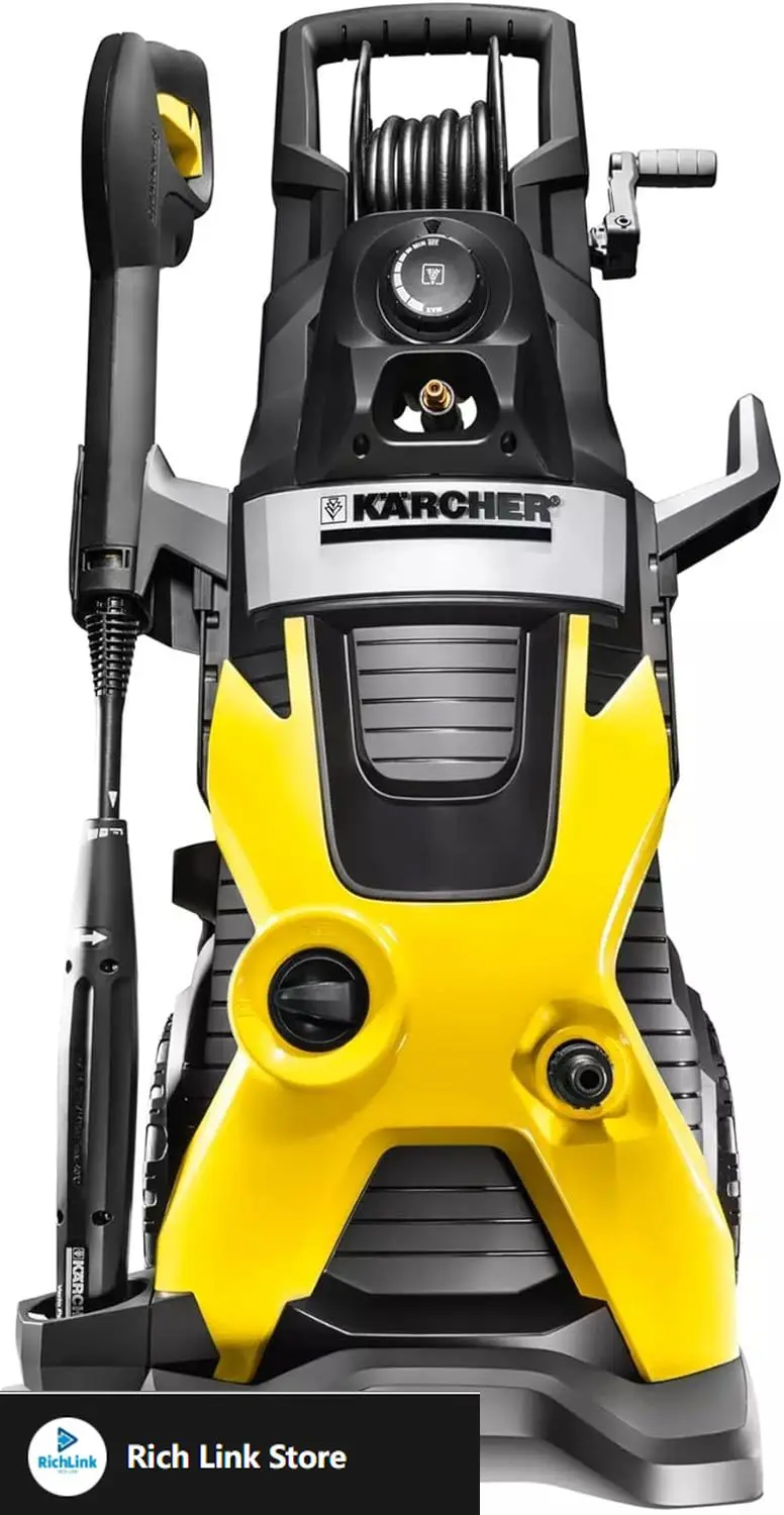 

K5 Premium Electric Pressure Washer 2000 PSI - with Vario Power & Dirtblaster Wands, Pressurized Hose Reel - 1.4 GPM