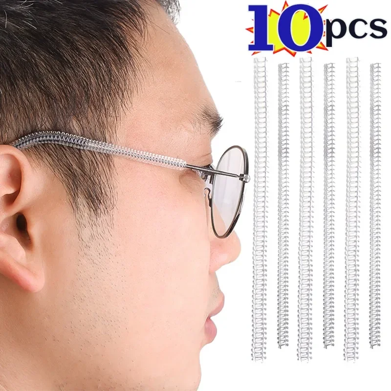 Anti Slip Spring Ear Hook Summer Women Men  Elastic Glasses Retainers Daily Soft Comfortable Eye Glasses Accessories 안경 귀고무 후크