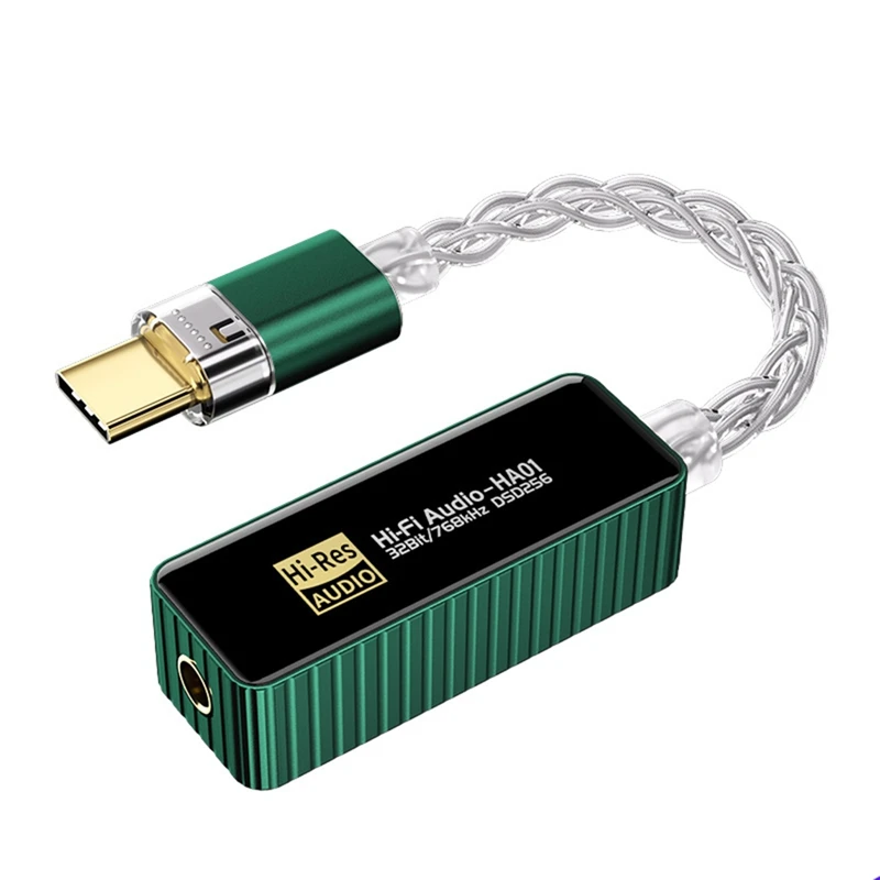 Podwójny chip CS43198 + CT7601 przenośny USB HIFI DAC i wzmacniacz słuchawkowy bezstratny przenośny klucz sprzętowy DSD256 32Bit/384Hz