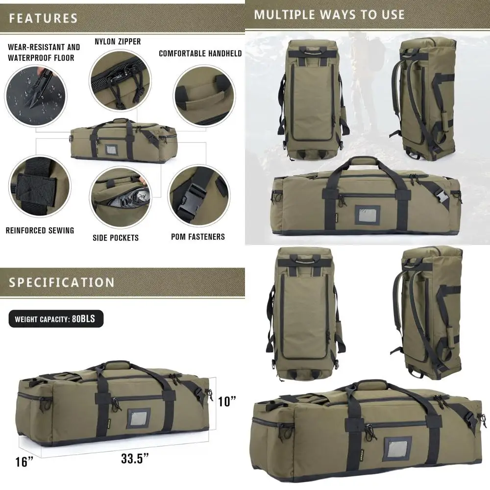 

Большая водонепроницаемая дорожная и спортивная сумка из полиэстера с отделением для обуви, идеально подходит для мужчин и женщин