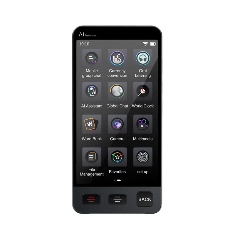 

Portable Language Translator Device 142 Languages Voice Translation 19 Offline Translation Mode For International Travel-Y41A