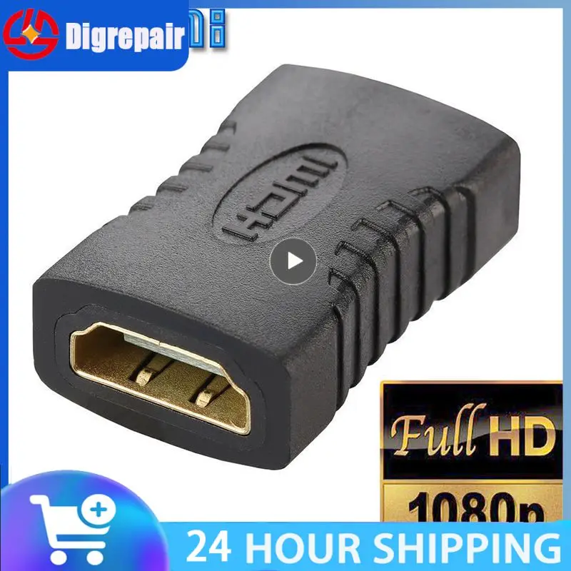 For 1080P Extension Adapter Converter HDTV-compatible To HDTV-compatible Female To Female Connector Extender Cable Coupler