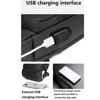 Desinger Multifunction Anti-theft USB Shoulder Crossbody Bag Travel Sling Pack Messenger Pack Chest Bag Male Luxury Brand Men 5