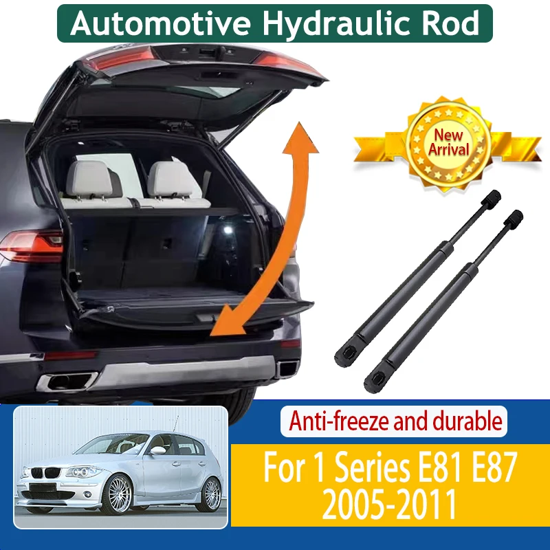 Pręty hydrauliczne bagażnika do BMW serii 1 E81 E87 2005 ~ 2011 Automatyczne listwy amortyzatorów gazowych Tylna klapa bagażnika Podnośnik Sprężyna gazowa Akcesoria samochodowe