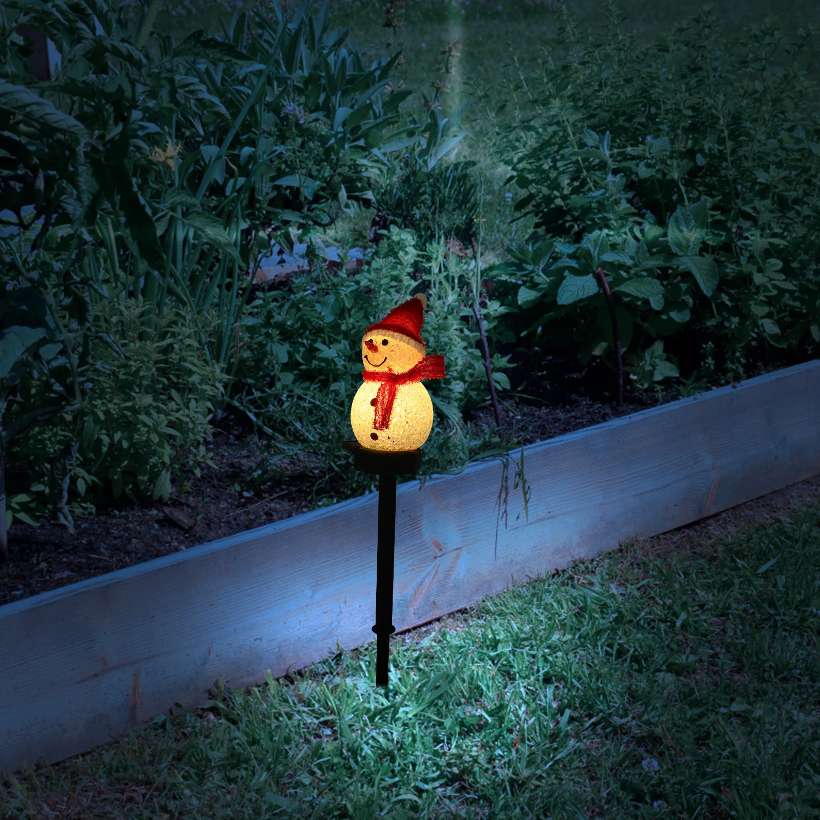 

LED Snowman Light Outdoor Lights Christmas Solar Lamp Garland Garden Decoration Lighting Decorations