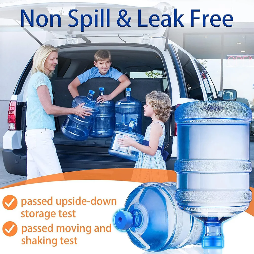 3 قطعة سيليكون قابلة لإعادة الاستخدام إبريق الماء ختم يغطي سيليكون دلو الماء يغطي دلو قبعات جالون إبريق الأختام زجاجة القمم #4