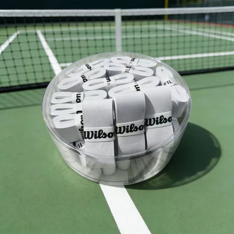 30 шт./лот, ручка для ракетки Wilson, липкая теннисная ракетка для бадминтона, резиновый рукав, теннисная ручка, нескользящая, ручка для бадминтона