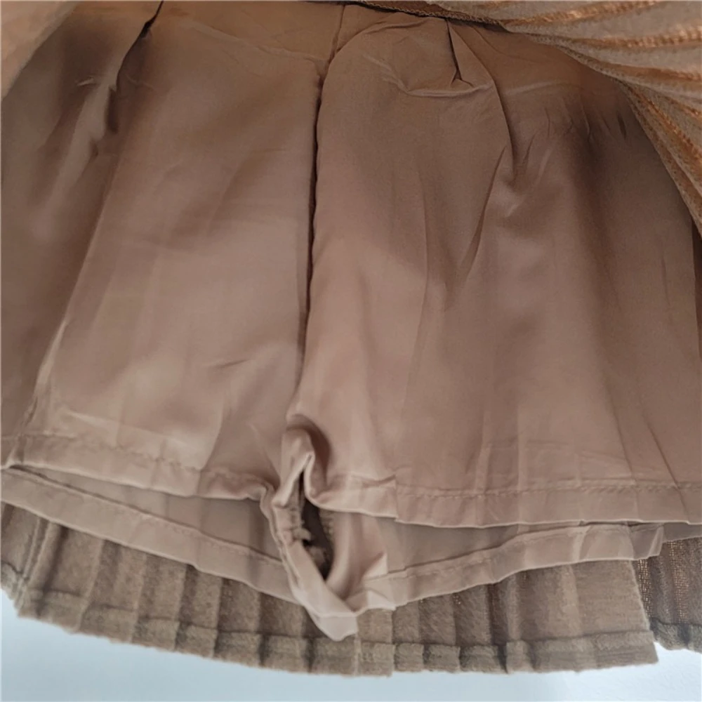 GALCAUR Solide Verstärktes Falten Rock Grundlagen Weibliche Hohe Taille Abnehmen Streetwear Casual frauen Röcke Herbst Mode Stil Neue