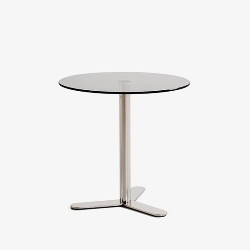 

Итальянский минималистичный гостиная, бытовая, из нержавеющей стали, серое стекло