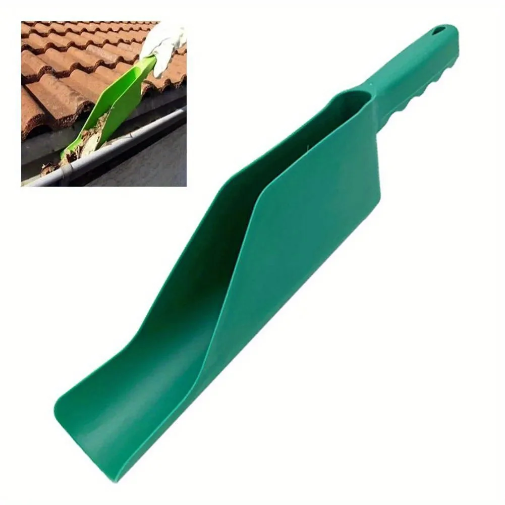 

1pc, Gutter Getter Scoop Cleaning Roof Tool Flex Fit Dirt Debris Remove Multi Use Eaves Garden Leaf Gutter Spoon Shovel Supplies