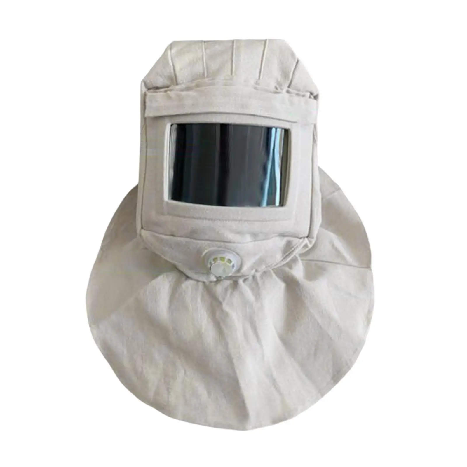 غطاء محرك السفع الرملي لوازم قماش الغبار الأبيض mple Ung شال كاب