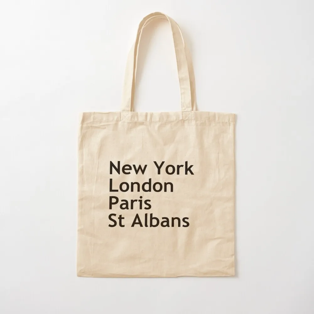 

New York London Paris St Albans Tote Bag Gift bags Women's bags sacs de shopping