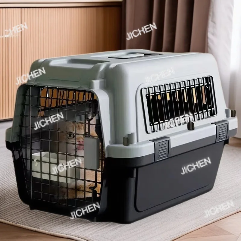 

Новый переносной контейнер-переноска для кошек и собак, автомобильный бокс для перевозки животных, портативная переноска для кошек и собак