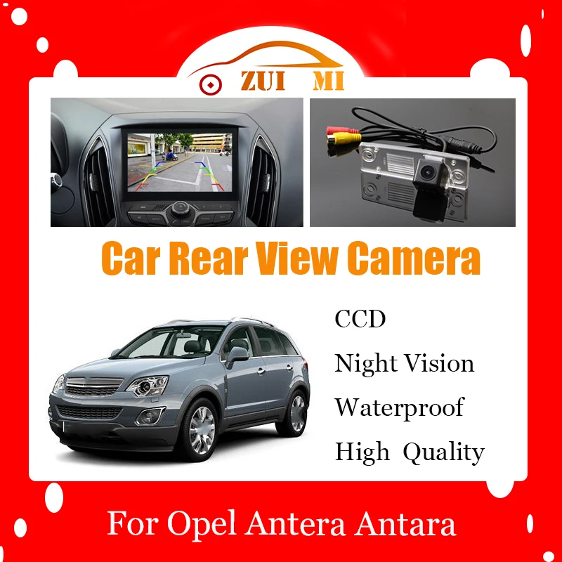 Car Reverse Rear View Camera For Opel Antera Antara 2011~2013 CCD Full HD Night Vision Backup Parking Camera