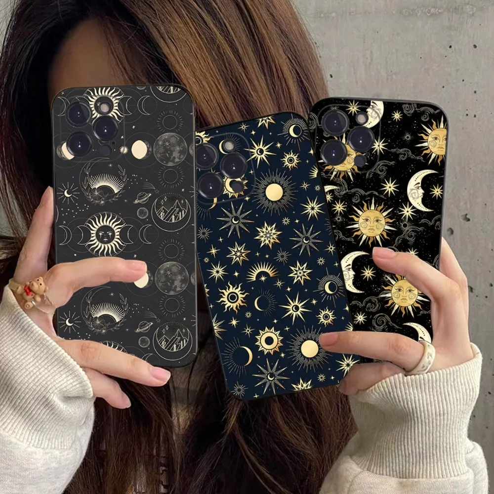 

Witches Moon Tarot Mystery Totem iphone case For iPhone 15 14 11 12 13 Mini Pro XS Max Cover 6 7 8 Plus X XR SE 2020 Funda Shell