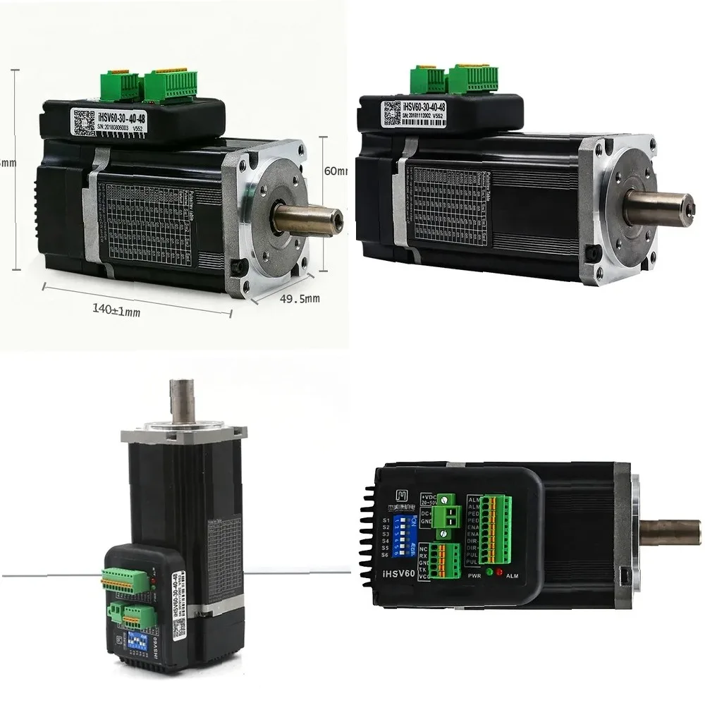 48V 400W Servo Motor with Encoder 3000RPM High Speed Integrated Driver for CNC & Automation