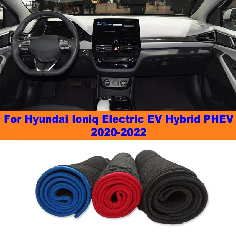 

Anti-Glare Dashboard Cover Dash Mat Non-Slip Sun Shade Pad Interior Protector For Hyundai Ioniq Electric EV Hybrid PHEV 20-22