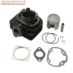 70cc Big Bore Cylinder Block Kit For Aprilia Habana Custom 50 Mojito Retro 50cc AC 2T Engine Parts