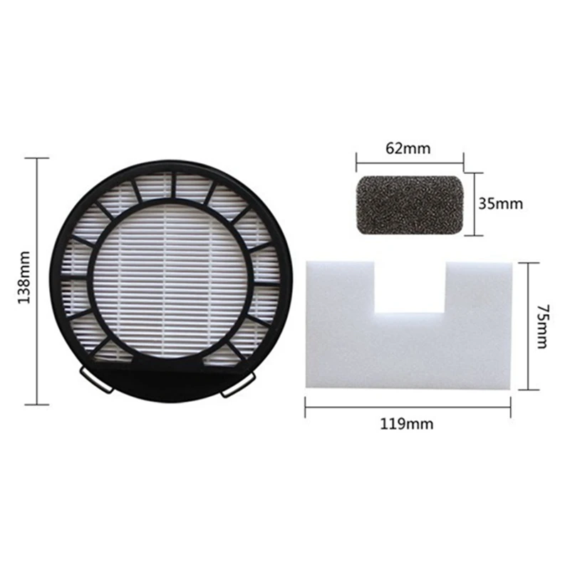 Pre Motor + filtro post para Vax C87-VC-B tipo 69 accesorios para aspiradoras filtros Hepa para Vax 69