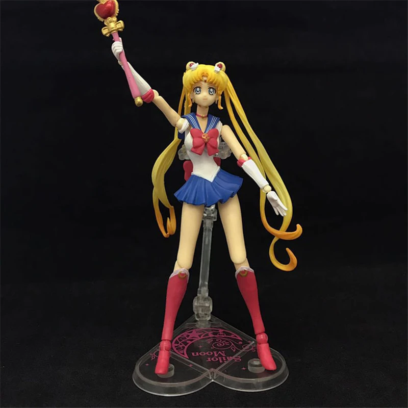 Cute Anime Sailor Moon Tsukino Usagi 20th Anniversary Ver. PVC Action Figure Collectible Model Kids Toys Princess Serenity Doll