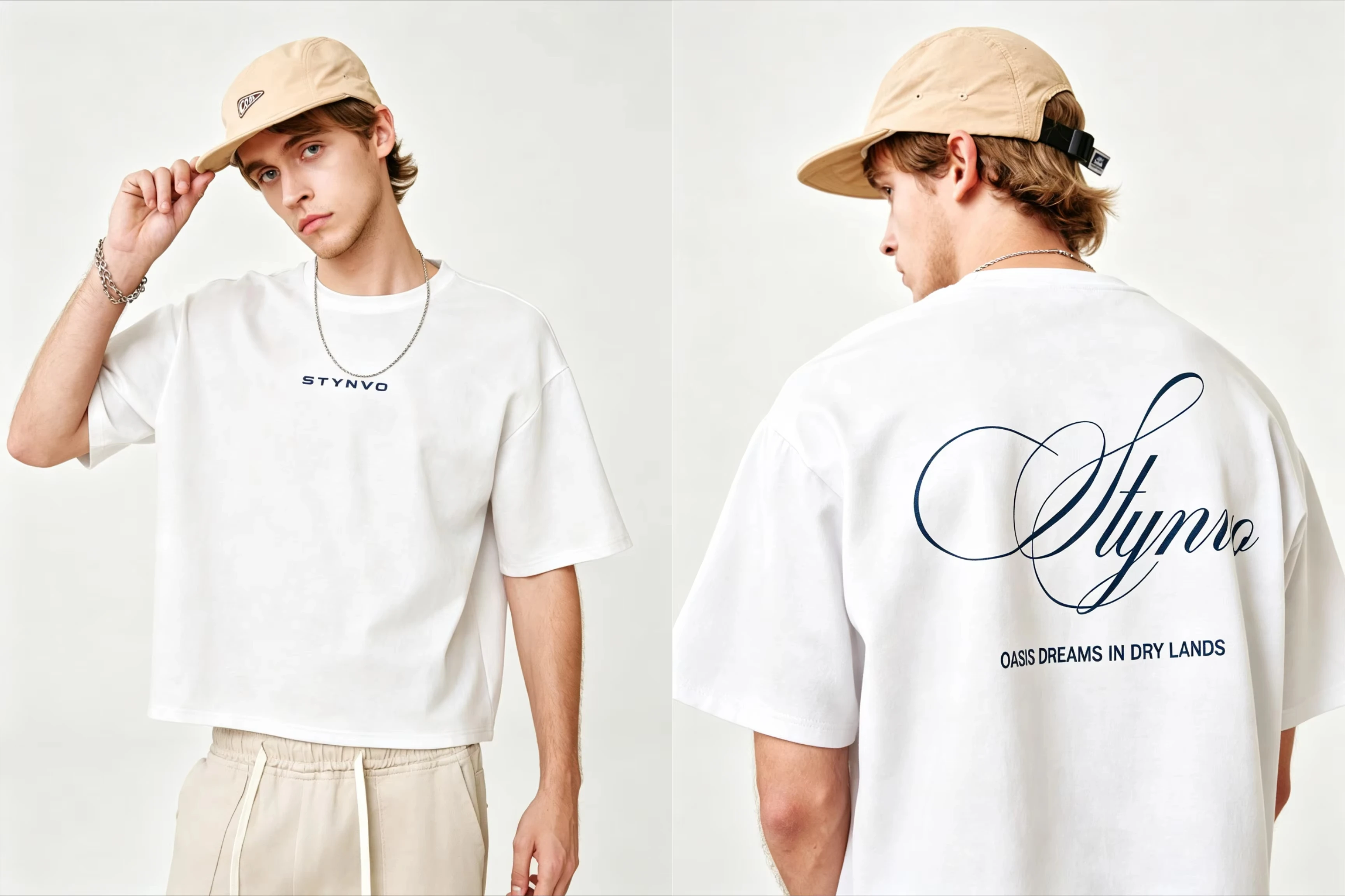 2026 New Men’s Minimalist Graphic Printed Round‑Neck Loose Fit Olive‑Tone Pattern Design Casual Short‑Sleeve Summer Top