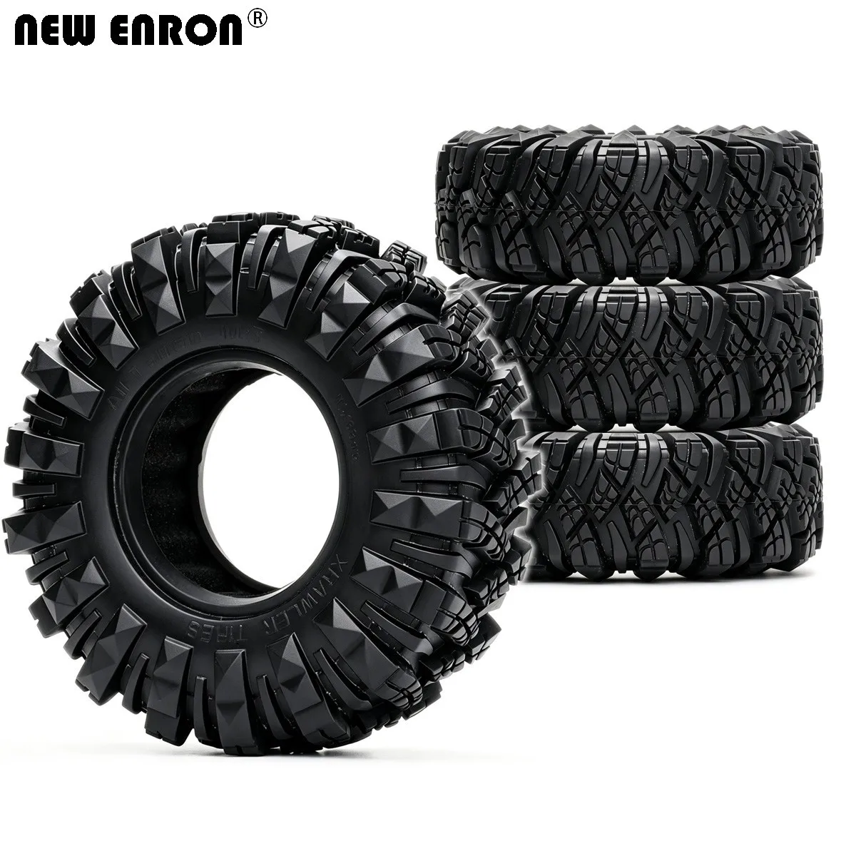 Soft Rubber Rock Tyre All-terrain 110X38MM XRAWLER Tires For 1/10 1.9