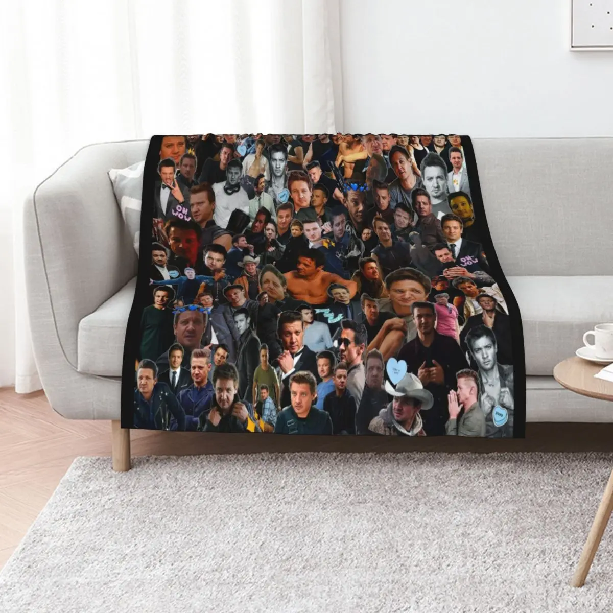 

Jeremy Throw Blanket Luxury Thicken christmas gifts funny gift Camping Blankets