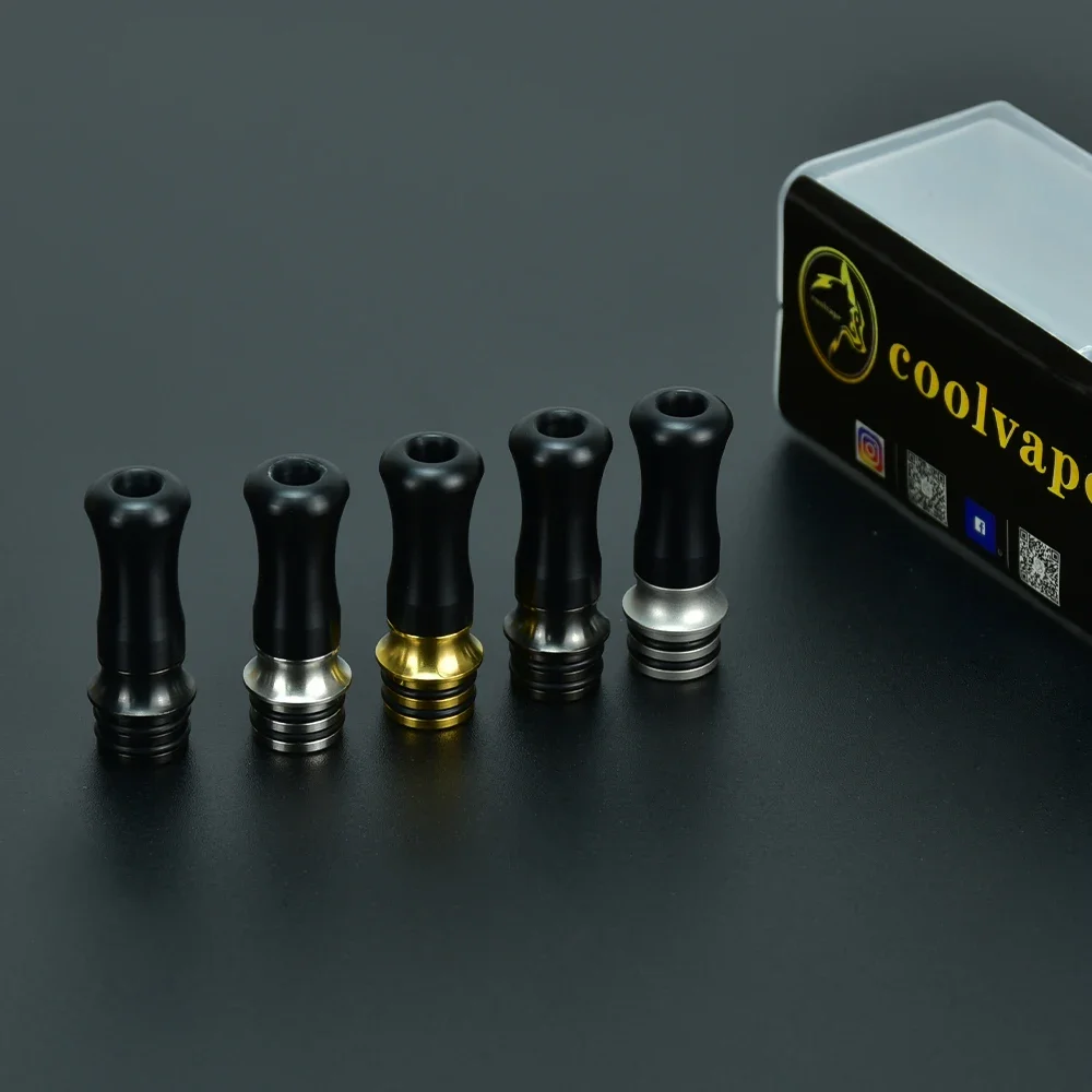 Punta de goteo 510 MTL de WolfCoolVape para Dvarw CL RTA Berserker Mini V3 Taifun GTR Kayfun