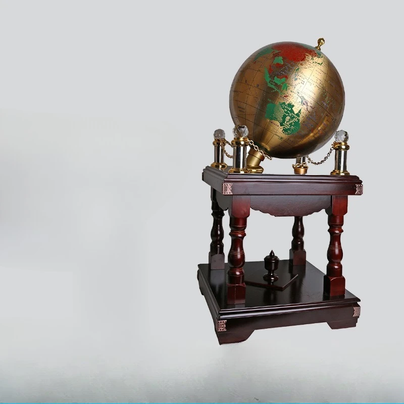 50Cm globe, large retro ornament, office living room home decoration