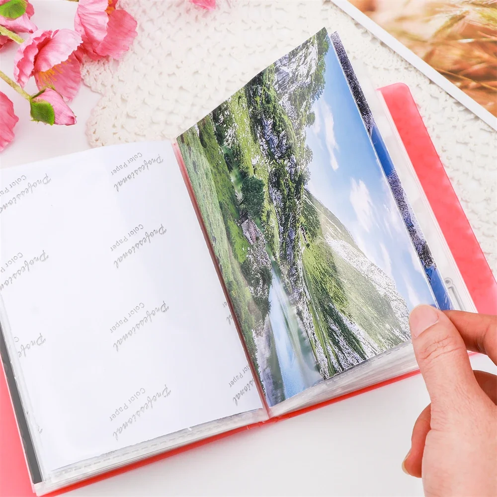 A6 Size Clear Sticker Photo Storage Album with 40 Pages Booklet Book For Stamps&Cutting Dies Storage Book Organizer Folder Bags