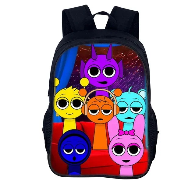 Sprunki School Backpack Bag Incredibox Sprunki School Bag Backpack Mochila Sprunki Student Back Pack Bag Christmas Gift