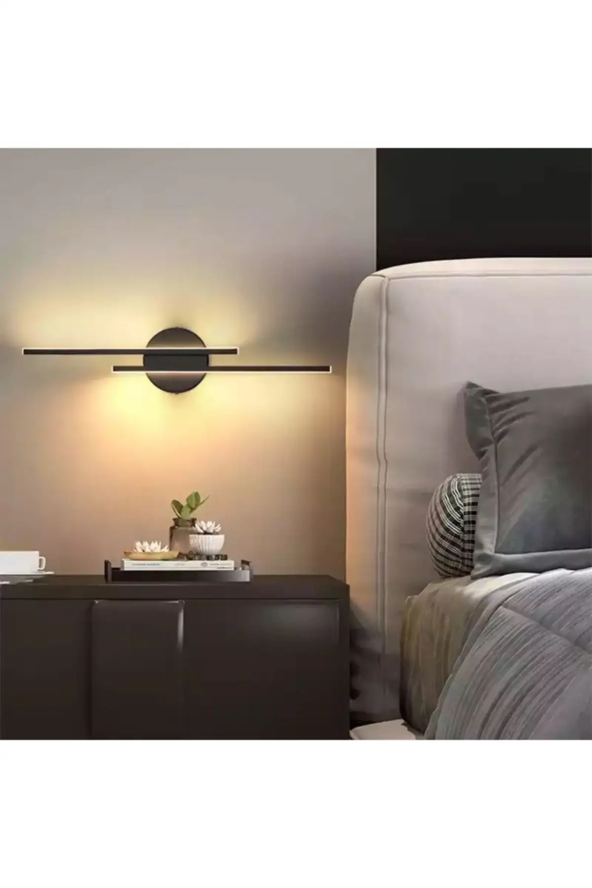 Pinkblue Liğht Salon Yatak Odası Başucu Duvar Lambası Ayarlanabilir Işık Açısı