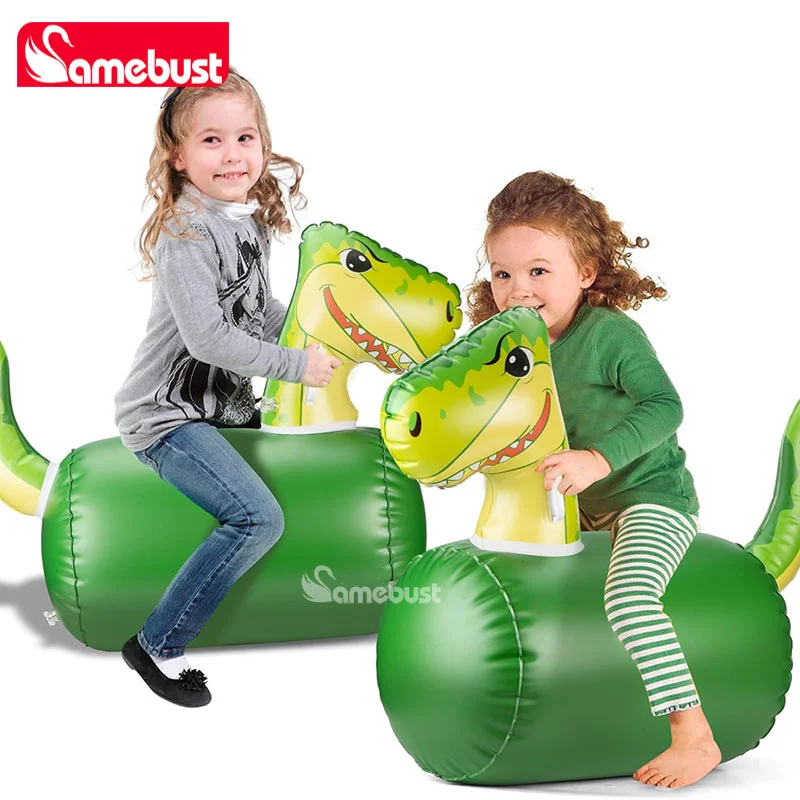 Camebust-juguetes inflables para niños pequeños, unicornio hinchable, caballo, dinosaurio, tolva de animales saltando para decoración de fiesta