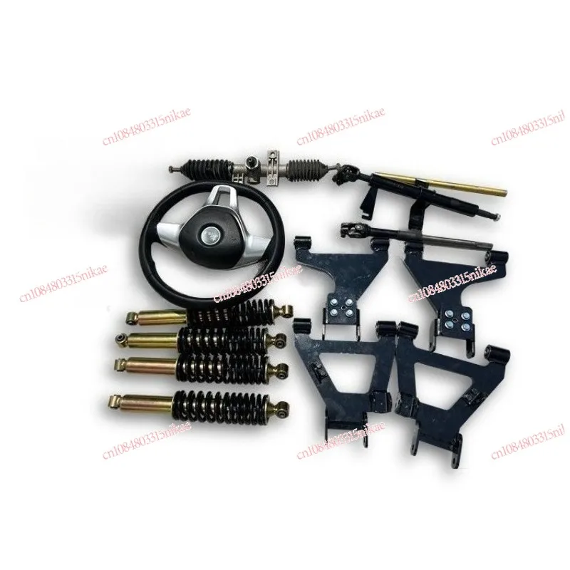 

Electric Golf Cart Axle Assembly Front & Rear Double Wishbone, High-Power, Independent Suspension with Shock Absorption