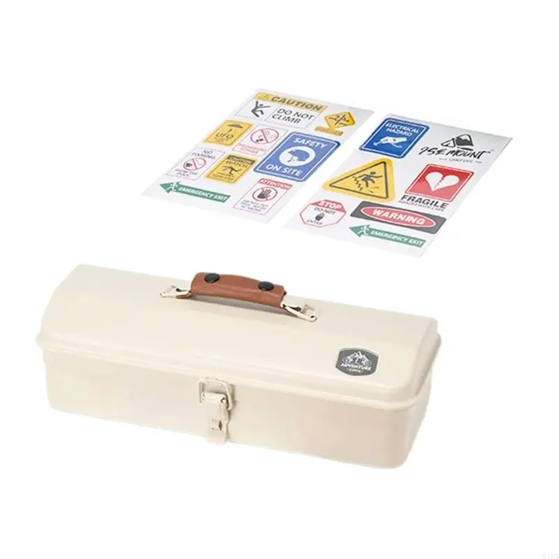 COLLE CARTICON MÉTAL PORTABLE Q39B avec autocollants amusants pour outil d'organisation en plein air