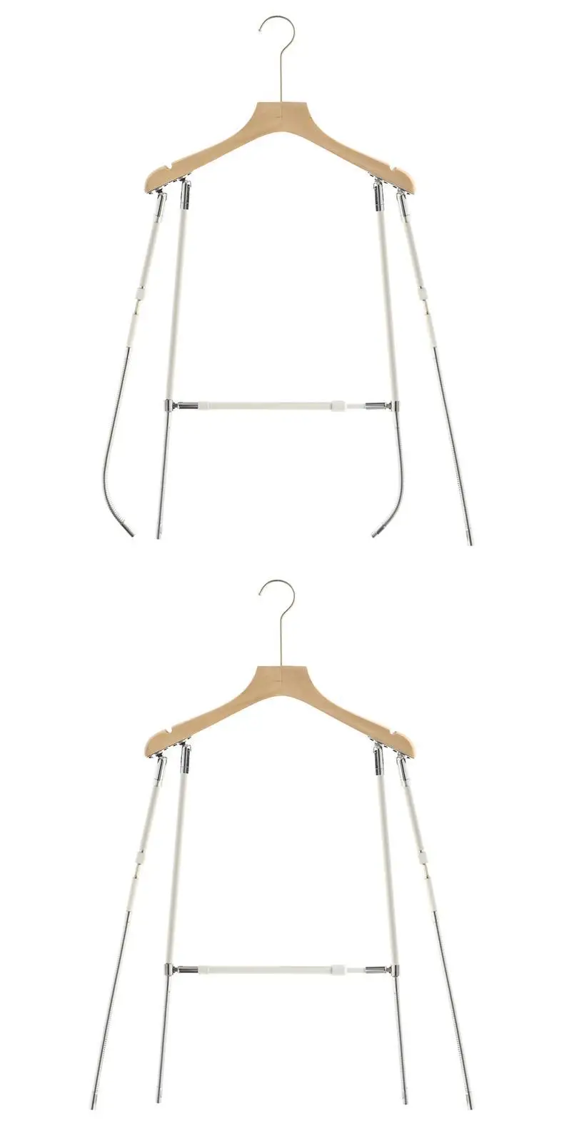 Creative and Durable Versatile and Adjustable Invisible Clothing Model Support Rack for Creative Photography