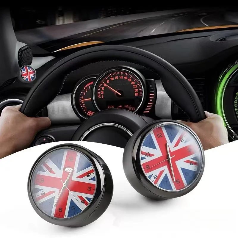 Car Automotive Quartz Watch Clock Dashboard Ornament For MINI Cooper One S R53 R55 R58 R60 R61 F54 F55 F60 Interior Accessories