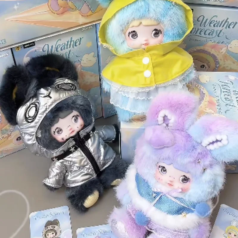 

Nommi Weather Forecast Series Vinyl Face Blind Box Plush Doll Keychain Pendant Cute Decor Toy for Girls Birthday Gift