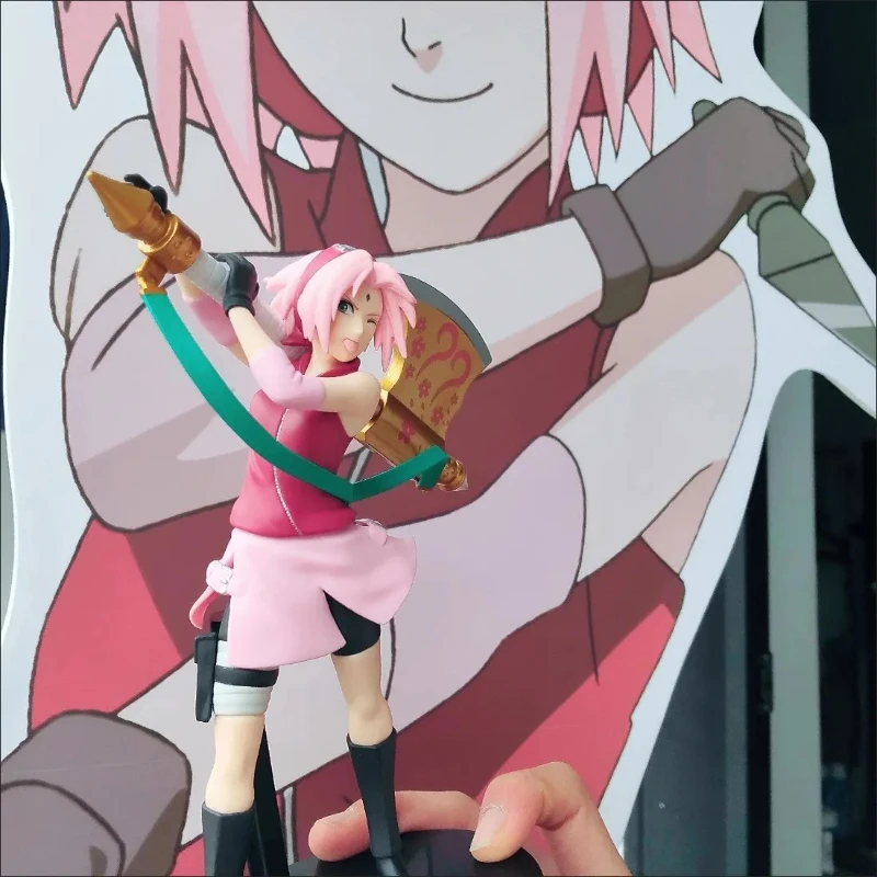 

Bandai Banpresto NARUTO Haruno Sakura Anime Figure Desktop Ornaments Children's Gifts Trendy Play Model Doll Decoration Pixiv