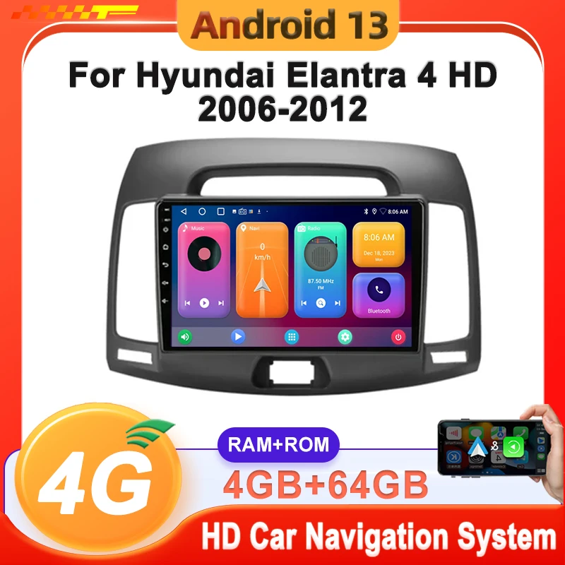 

Android 13 Carplay Auto Car Radio For Hyundai Santa Fe 2 2006 - 2012 Multimedia Player Auto Radio GPS Navigation TV Head Unit