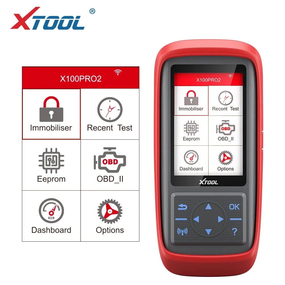 XTOOL X100 Pro 2 Auto Key Programmer Diagnostic Tool for IMMO Car OBD2 Scanner Diagnosis with EEPROM Adapter Support Update