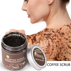 Café esfrega o corpo esfrega esfoliadores creme facial sal do mar morto para clareamento hidratante anti celulite tratamento acne