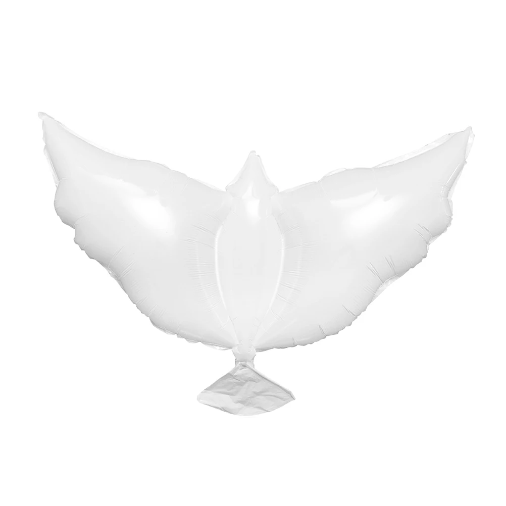 

5pcs Dove Balloons Aluminum Foil Pigeon Wedding Decorations Photo Props Party Balloons Party Photo Props Supplies