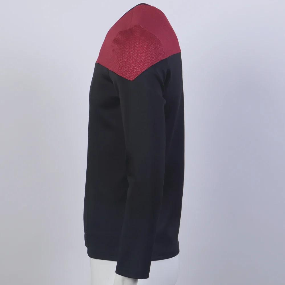 Star Picard 2 Command Red Uniform Cosplay Starfleet Gold Blue Shirt Costume Halloween Party Prop ST Accessories